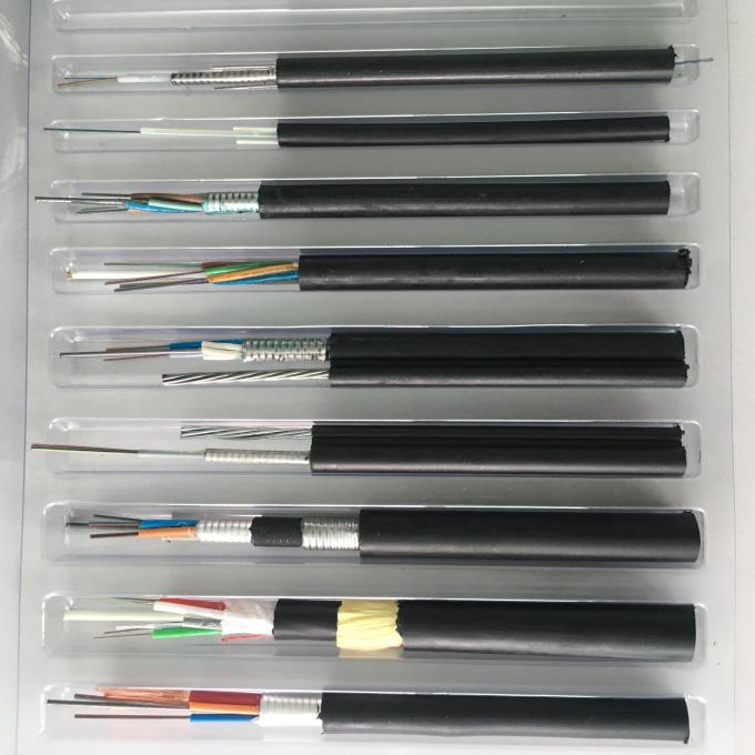 Kabel Fiber Optik Tiup Udara Microduct Luar Ruangan 12-24 Inti G652D 3