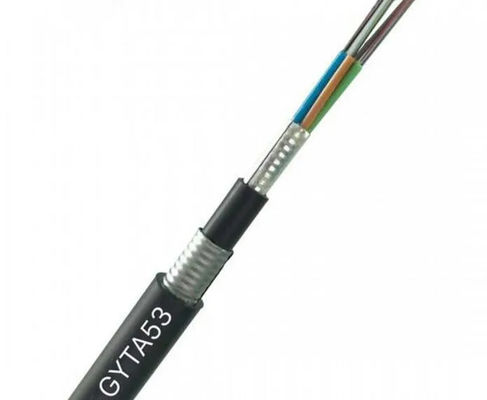 GYTA53 Underground Burial Outdoor Fiber Optic Cable Aluminium Armored 48 96 Core