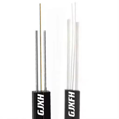 1/2/4 Core Indoor Fiber Optic Drop Cable GJXH-2B6 FTTH g657A2 LSZH Jacket