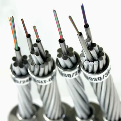 OPGW Power System Optical Power Ground Wire Fiber Optic Cable 24 48 Core Single Mode