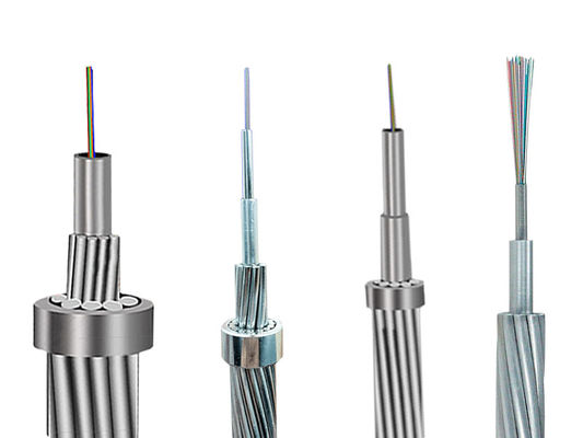 12 24 48 96 144 Core Outdoor Aerial Cable Opgw Ground Wire Composite Ground Wire Opgw Fiber Optic Cable