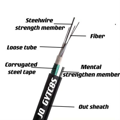 JQ Factory Outdoor Self-Supporting Figure 8 Cable Type GYTC8S GYTC8A 60 Core 72 Core Fiber Optic Cable 1km Price