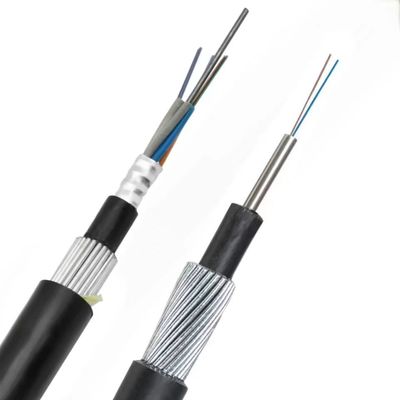 48 core GYTA33 Steel Wire direct burial Armored underwater submarine fiber optic cable