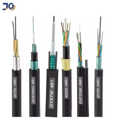 JQ Factory Outdoor Self-Supporting Figure 8 Cable Type GYTC8S GYTC8A 60 Core 72 Core Fiber Optic Cable 1km Price