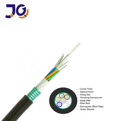 Single Mode 48Core GYTS GYFTS Optical Cable Black Jacket  1550nm  Length