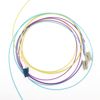 12 Core FTTH Fiber Optic Pigtails SC/LC/ST-UPC/APC Single Mode Colorful for Data centers