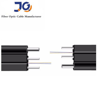 Fiber Optic Cable 1 2 4 Core GJYXCH/GJYXFCH Steel Wire FTTH Drop Cable G657A For Outdoor