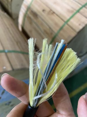Kabel Fiber Optic ADSS 24F 100M Span Aerial Fiber Optic Kabel ADSS