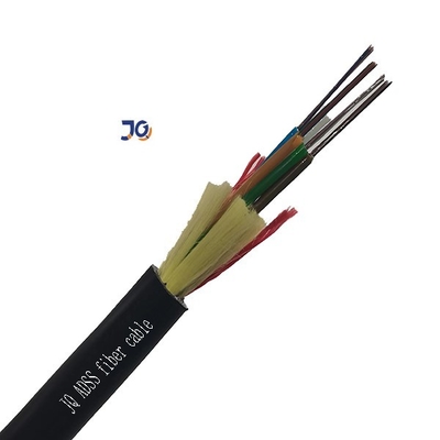 Overhead Single Double Jacket Multi Core Kabel Serat Optik ADSS 80m