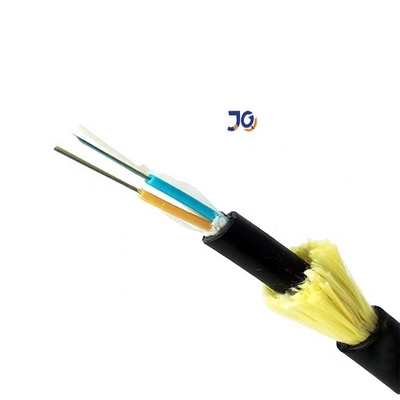 Semua Dieletric Mandiri - Mendukung Kabel Serat Optik Singlemode ADSS HDPE Dilapisi Dengan Benang