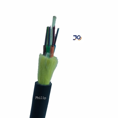 No Metal All Dieletric Self - Supporting ADSS Singlemode Fiber Optic Cable HDPE Dilapisi Dengan Benang