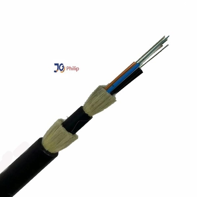 No Metal Single jacket Double Jacket Multi Core Kabel Serat Optik ADSS Dengan HDPE