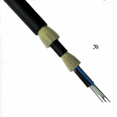 Singlemode No Metlal 12/24/48 Core Kabel Serat Optik ADSS Dengan Benang Aramid