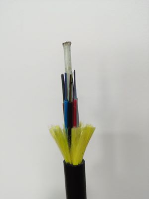 Kabel ADSS All - Dielectric Double Jacket Aerial Install 150m Span 48 Fiber Optical Cable