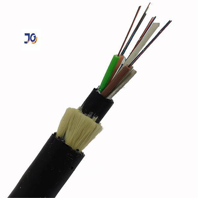 Mini Span 100m ADSS Single Jacket Armoring 24 48 72 Inti Kabel Serat Optik Untuk Udara