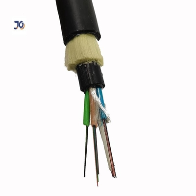 Kabel Serat Optik ADSS Udara Pendukung Mandiri 12/24/48 Cores Rentang 100m