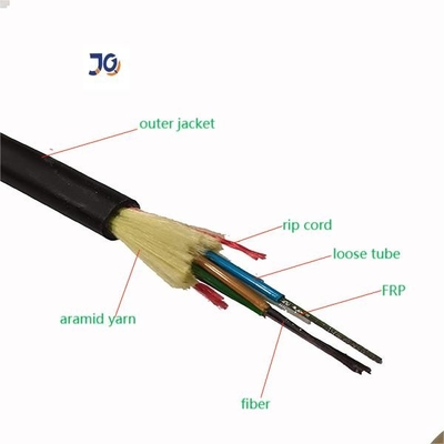 Kekuatan Benang Aramid Mode Tunggal Kabel Serat Optik ADSS