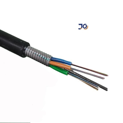 Kawat Baja Singlemode 24/48/96c GYTS/GYTA Kabel Serat Optik Udara