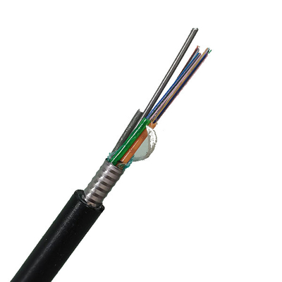 GYTS 24/48 Cores Kabel Serat Optik Lapis Baja Saluran Luar Mode Tunggal