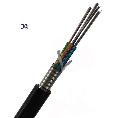 GYTS GYTA Pita Baja Luar Lapis Baja 12 Inti Kabel Serat Optik Saluran Udara