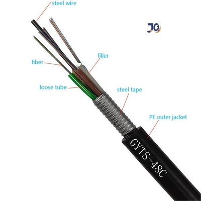 GYTS GYTS/GYTA G.652.D Stranded Longgar Multi-Tabung Kabel Serat Optik Luar Ruangan