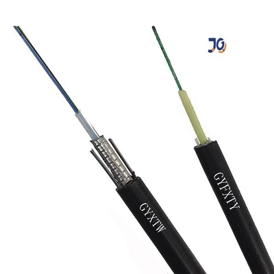 Kabel Serat Lapis Baja Luar Ruangan GYXTW Kabel Serat Optik Kawat Baja Singlemode