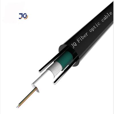 Dua Kawat Baja Paralel Kekuatan Lapis Baja Singlemode GYXTW GYFXTY Kabel Serat Optik