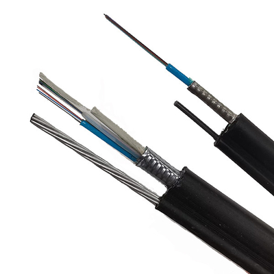 Kekuatan Kawat Baja FRP Mandiri Lapis Baja GYFTC8S GYTC8S Gambar 8 Kabel Serat Optik