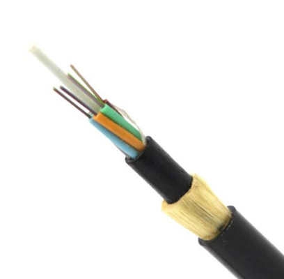 Kabel ADSS All - Dielectric Double Jacket Aerial Install 150m Span 48 Fiber Optical Cable