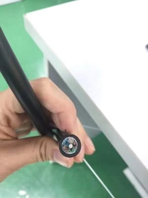 4 6 8 12 24 36 48 Core Aerial Duct Lapis Baja Kabel Serat Optik GYTA Luar Ruangan