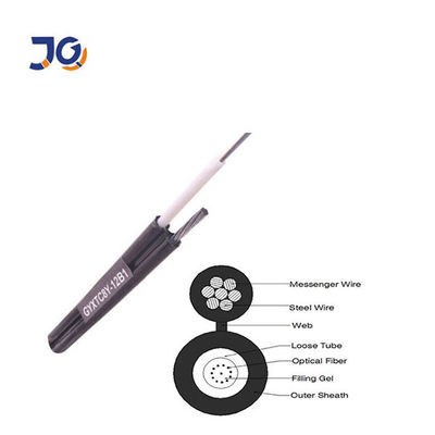 Fiber Optic 12 24 48 96 Core Single Mode Self-Supporting Aerial Fig 8 GYTC8S GYTC8Y Kabel Fiber Optic