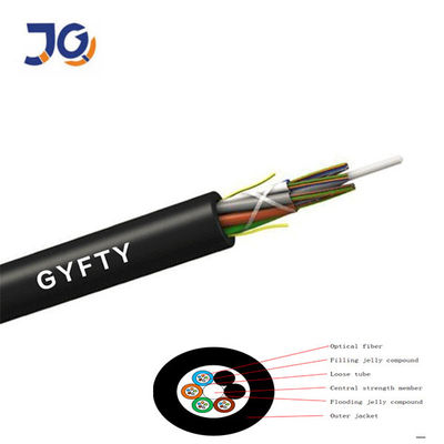 Manufaktur GYFTY 24Core Single Mode Outdoor Fiber Optic Kabel Harga GYFTY Per Meter