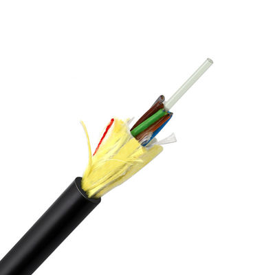 Kabel ADSS Serat Optik JQ 9.8mm Untuk Rentang 100M / 200M / 300M / 400M