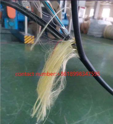 Kabel Serat Optik ADSS Selubung HDPE Mode Tunggal Rentang 100m G652D 96 OF
