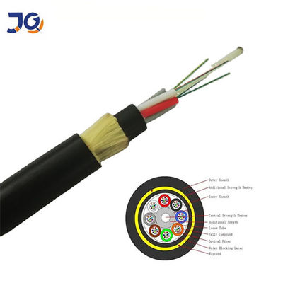 Rentang 100/200/400M ADSS 12/24/48/96 Core G652D Antena Luar Ruangan Mendukung Mandiri Kabel Serat Optik ADSS