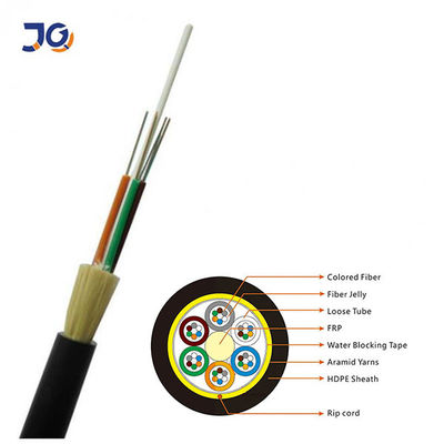 Anti Track ADSS Kabel Serat Optik 288 inti PBT Tabung longgar