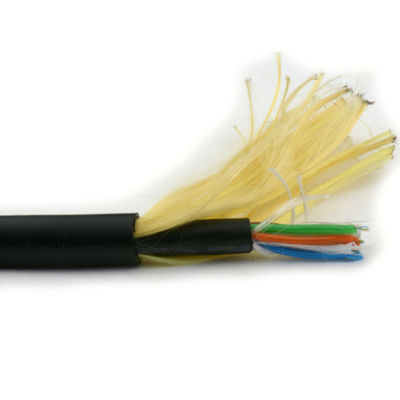 Outdoor anti thunder double jacketed FRP self supporting aerial fiber optic cable fiber 48 core adss fiber cable