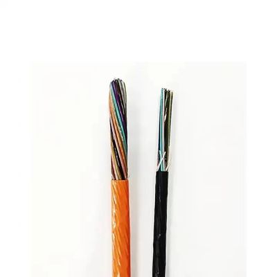 Kabel Fiber Optik Tiup Udara GCYFY 2 Hingga 144 Inti Mode Tunggal Untuk Mikro-Duktus Luar Ruangan