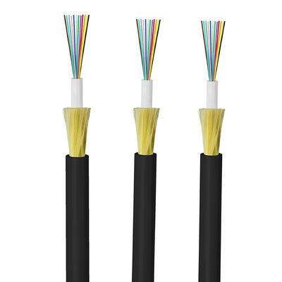 Bulk Mini Indoor dan Outdoor Aerial Duct G652D 2f 4f 6f 8f 12f JET Kabel Serat Optik Per Meter