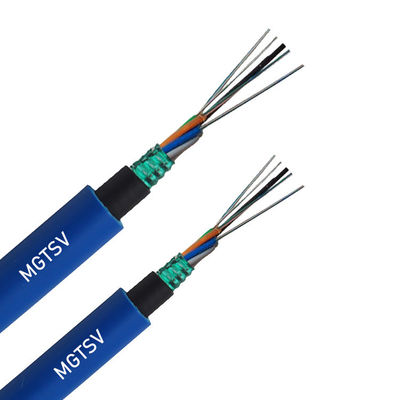 MGTSV 24 Core Single Mode Armored Fiber Optic Cable Outdoor Mining Duct G652D High Strength Durable