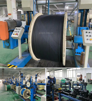 12 24 48 96 144 inti langsung terkubur GYXTW53 Double Sheaths Double Armor Kabel serat optik