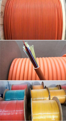 Kabel optik LSZH indoor 4-core 6-core 8-core 12-core 24-core 48-core Single Mode Kabel serat optik GJFJV