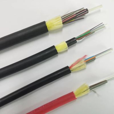 Kabel serat optik dari benang aramida, kabel serat optik 6 12 24 48 hilos, kabel optik 6 inti