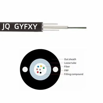 GYXY/GYFXTY Kabel Serat Optik Luar RuangKabel Steel Wire/RFP Strength Non-Armored