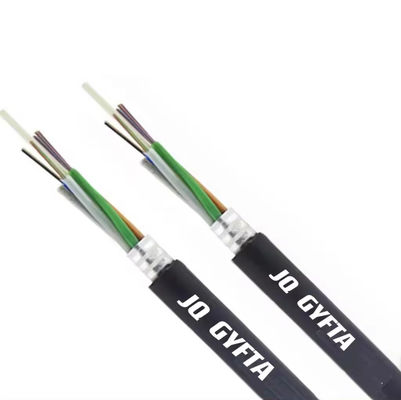 outdoor stranded single mode Aluminium Tape Armored Fiber Optic Cable GYFTA