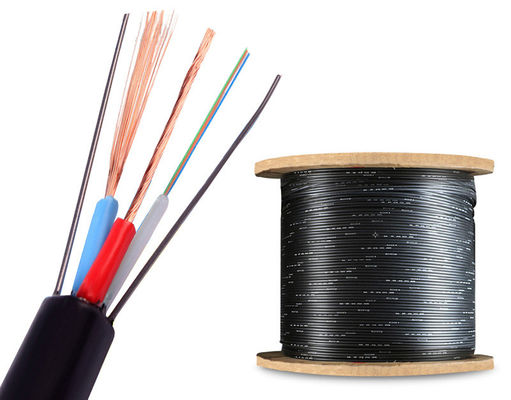 Kabel Serat Komposit OEM Kabel Serat Optik Luar Ruang Disesuaikan + Kabel Daya 4 8 12 24 Kabel Serat Optik Daya Hibrida