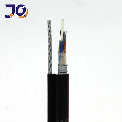 G652D mode tunggal Outdoor Fiber Optic Gambar 8 Kabel Lapis baja GYFTC8A Stranded Steel Wire Perkuat