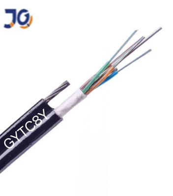 Single Mode Unarmoured Outdoor Fiber Optical Cable GYTC8Y Overhead Aerial Gambar 8 Kabel Serat Optik