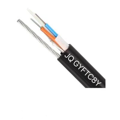GYFTC8Y Outdoor Fiber Optic Gambar 8 Kabel Stranded Loose Tube FRP Kekuatan Anggota Kabel Udara