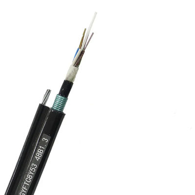 Double Jacket Single Armored Aerial Fiber Optic Cable Gambar 8 Kabel optik GYFTC8Y53